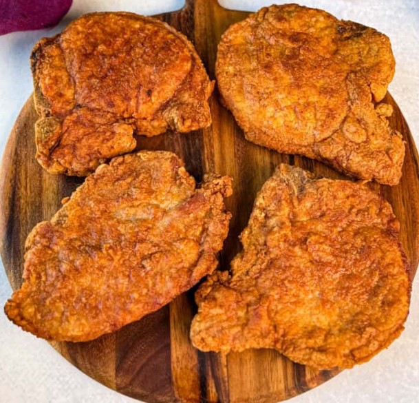 Fried pork chops