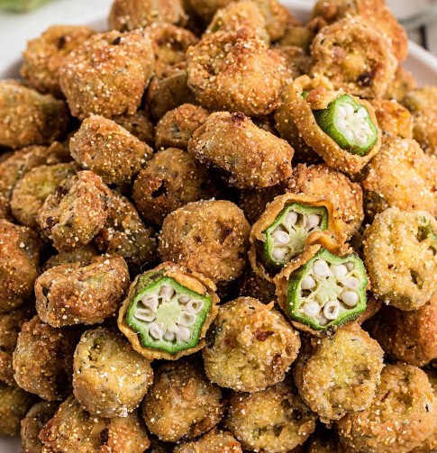 Fried okra